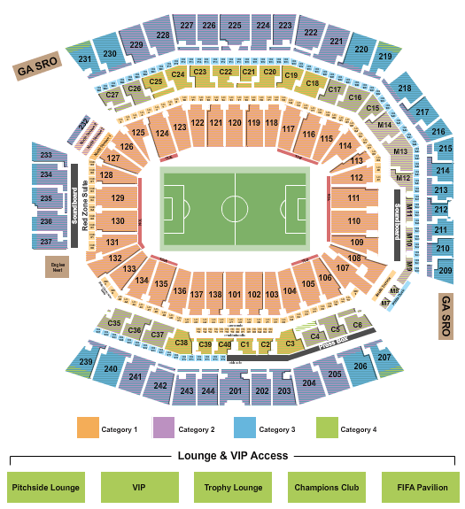 Lumen Field World Cup Seating Chart