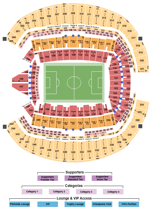 Lumen Field World Cup Seating Chart