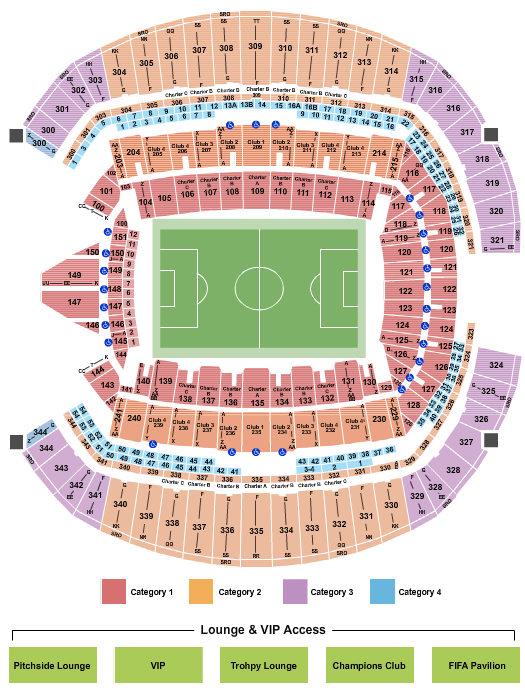 Lumen Field World Cup Seating Chart