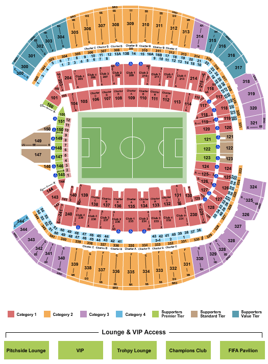 Lumen Field World Cup Seating Chart